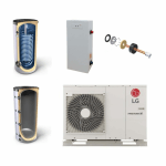 9kW - LG Wärmepumpe SET - Monoblock