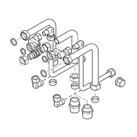 VAILLANT VCW-INSTALLATIONS-SET