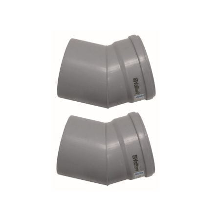 Vaillant - Bogen 30 Grad (2 St.) für starre Abgasleitung DN 130, PP