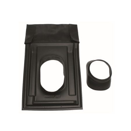 Vaillant - Universal-Dachpfanne (25-45 Gr) schwarz für Abgassystem DN 160