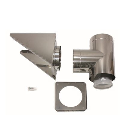 Vaillant - Außenwandanschluss DN 300/200 Edelstahl für Abgassystem Fassade DN 200