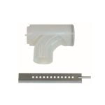 Vaillant - Stützbogen 87 Gr 110 mm PP mit Auflageschiene 350 mm