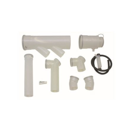 Vaillant - Basis-Anschluss-Set DN 160 PP  f.2 Geräte, 2er Kaskade Rücken an Rücken