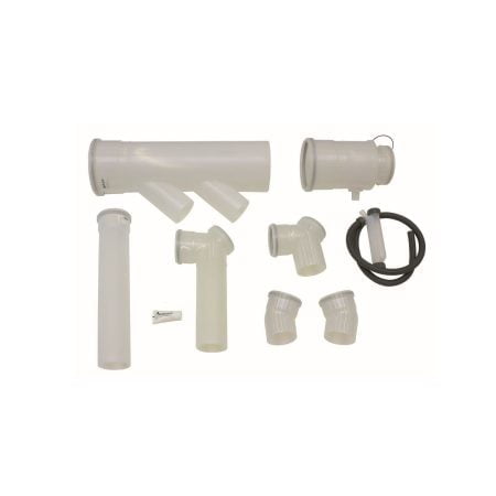 Vaillant - Basis-Anschluss-Set DN 200 PP  f.2 Geräte, 2er Kaskade Rücken an Rücken