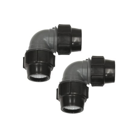 2 x 90°-Bogen für PE-Rohr DA 40 x 3,7 mm - Vaillant