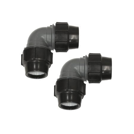 2 x 90°-Bogen für PE-Rohr DA 50 x 4,6 mm - Vaillant