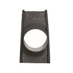 Vaillant - Dachpf.Schrägd.f.Fassadenverl.  Edelstahl, 200/300, 35-45 Grad