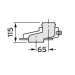 Vaillant - Versatzausgl. DN 60/100 PP,65mm von classic zu ecoTEC plus /5-5