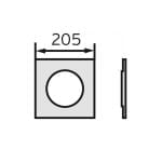 Vaillant - Wandrosette gross Nr.2619855