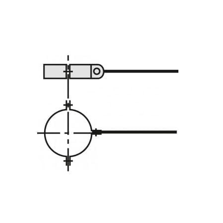 Vaillant -  Rohrschelle für Wandbefestigung 125 mm (5 St.)