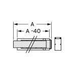 Vaillant - Verlängerung turboTEC kürzbar Luft-/Abgasführung, Alu, 60/100mm, 0,5 m