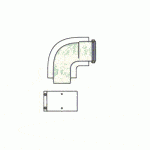 Vaillant - Bogen 87 Grad Brennwert Luft-/Abgasführung, PP, 60/100 mm