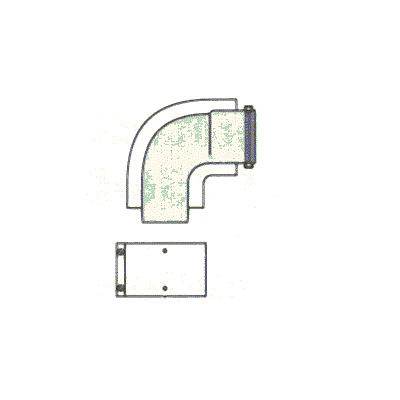 Vaillant - Bogen 87 Grad Brennwert Luft-/Abgasführung, PP, 60/100 mm