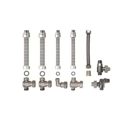 SD Anschluss-Set Flex mit Gashahn Eck