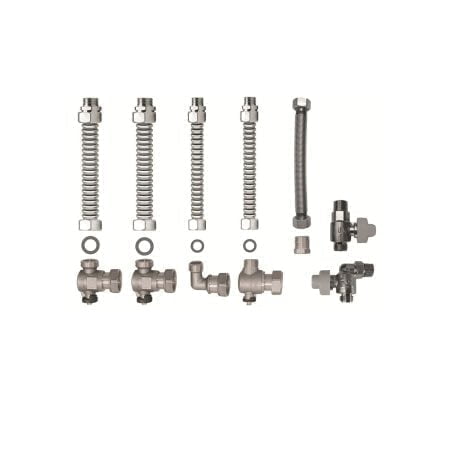 SD Anschluss-Set Flex mit Gashahn Durch