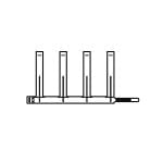 SD Abstandshalter flex.Abgasltg.DN80 7St